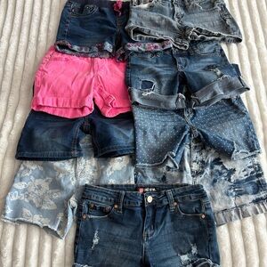 NINE 9 girls short shorts 12 one size 10 Peek Vigoss scissor Hudson Justice